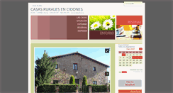Desktop Screenshot of casasruralesencidones.com
